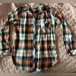 Cotton Plaid Button Down